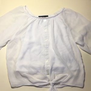 BCX Girl White Blouse